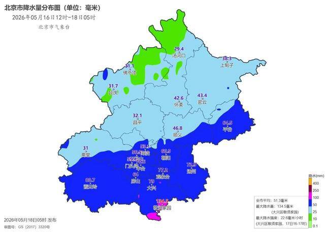 皇冠ag hga010_北京这场雨下了常年5月中旬4倍的量皇冠ag hga010，观象台还刷新了最早暴雨日纪录